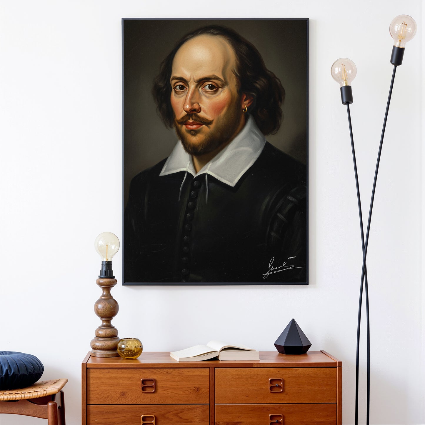 William Shakespeare — The Silent Archivist ® | Fine Art Canvas Print