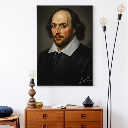 William Shakespeare — The Silent Archivist ® | Fine Art Canvas Print