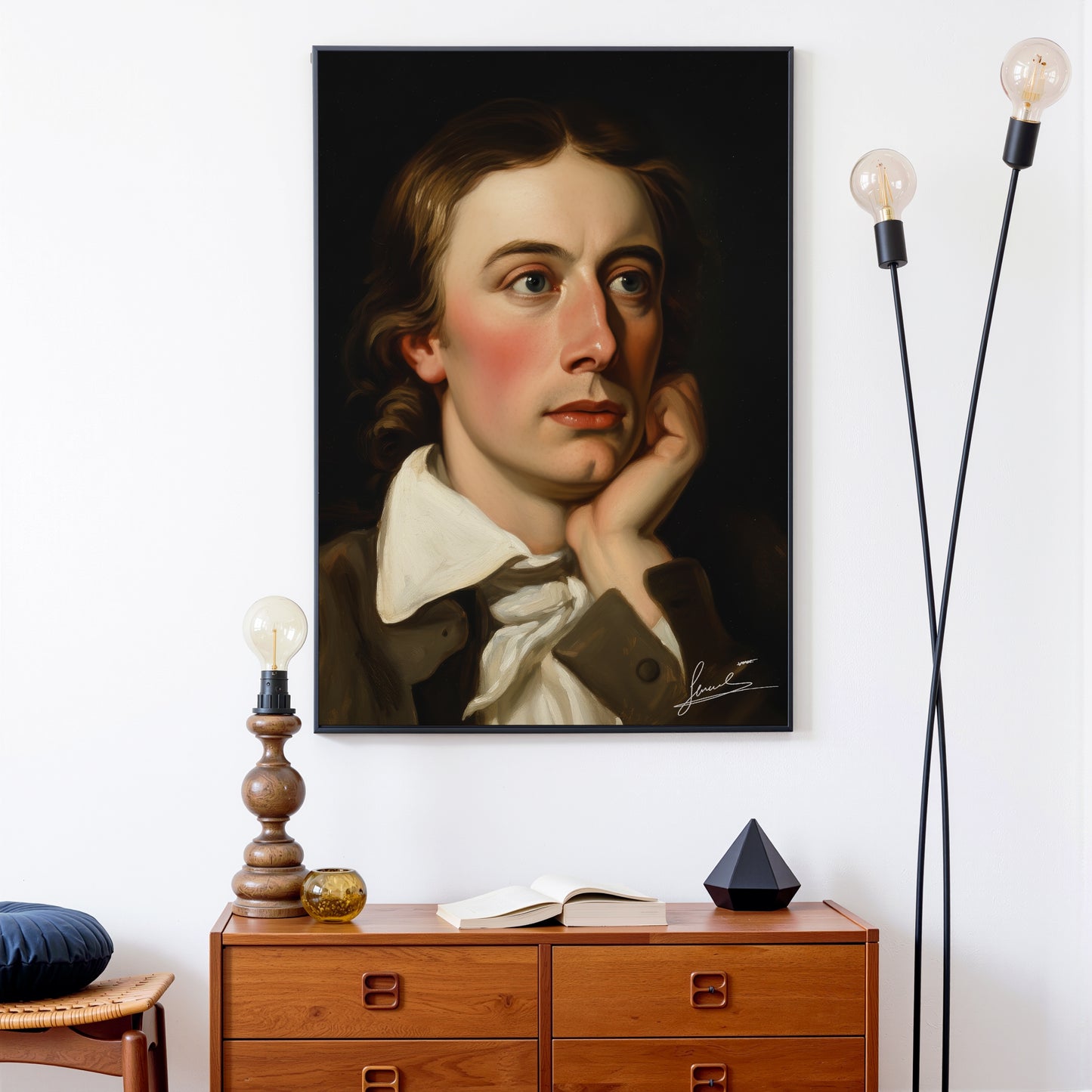 John Keats  — The Silent Archivist ® | Fine Art Canvas Print