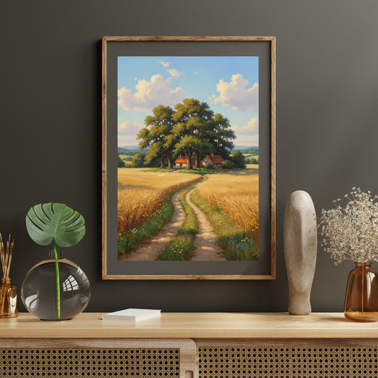 Country Landscape Oil Painting ® | Digital Art Edition