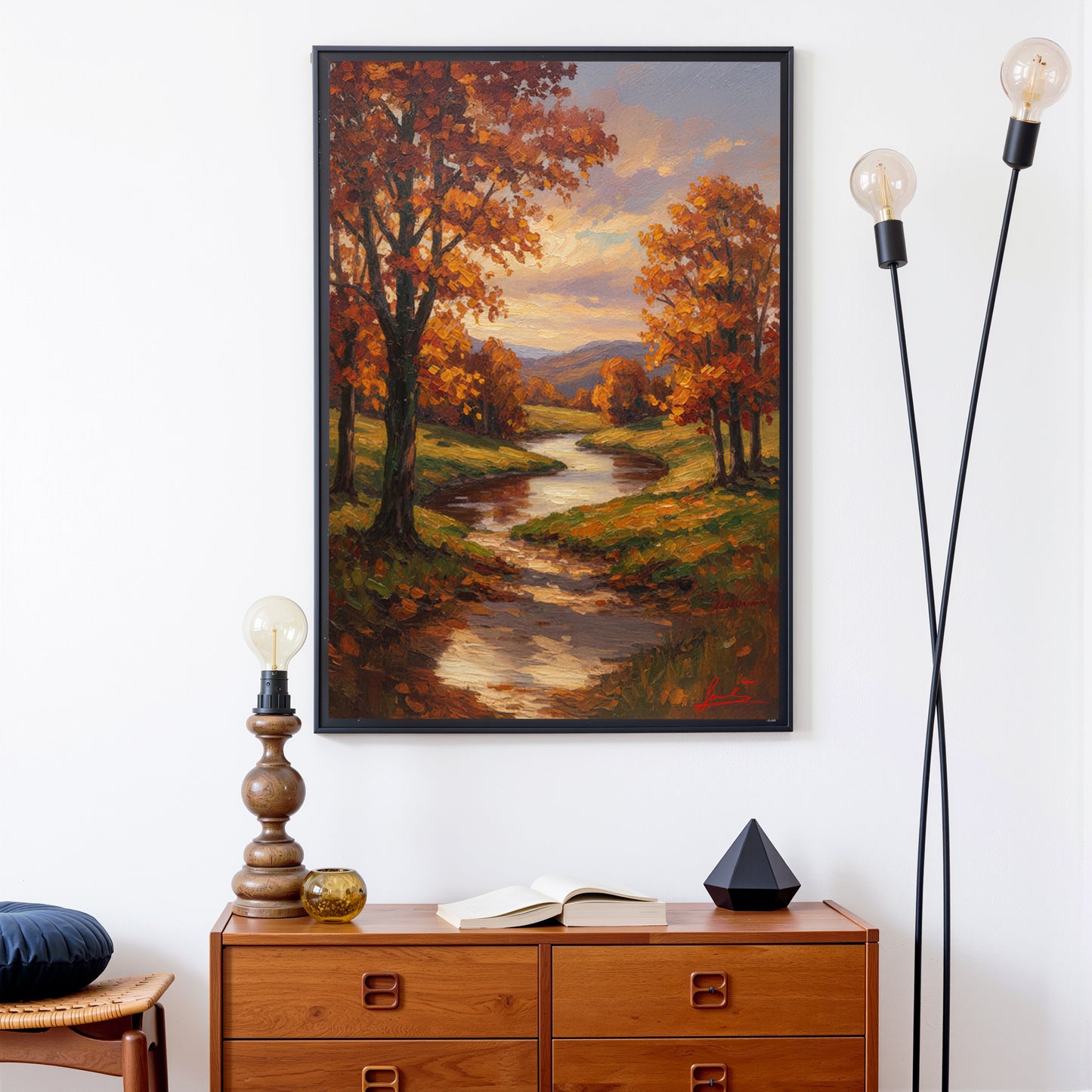 Golden Fall Forest ® | Digital Art Edition