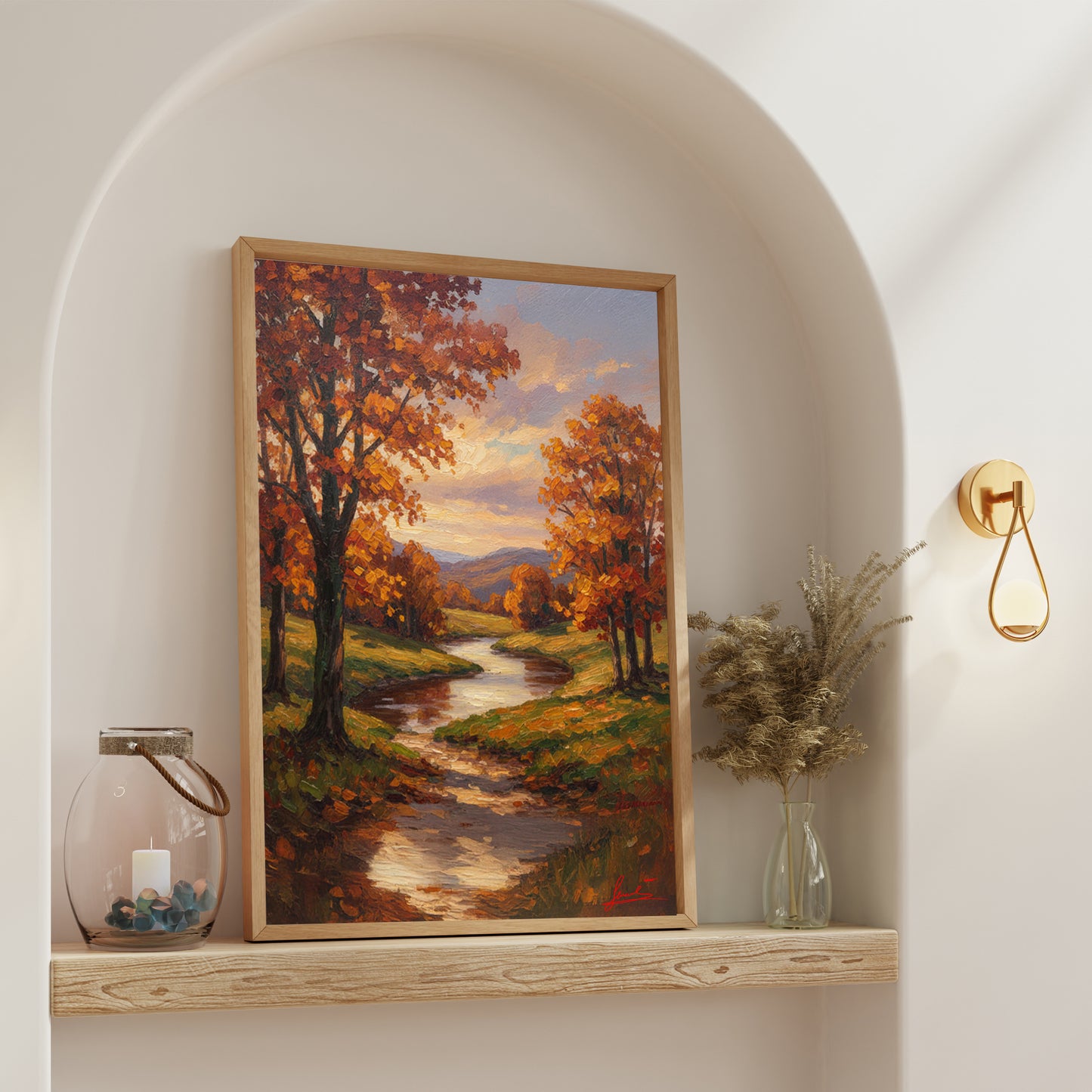 Golden Fall Forest ® | Digital Art Edition