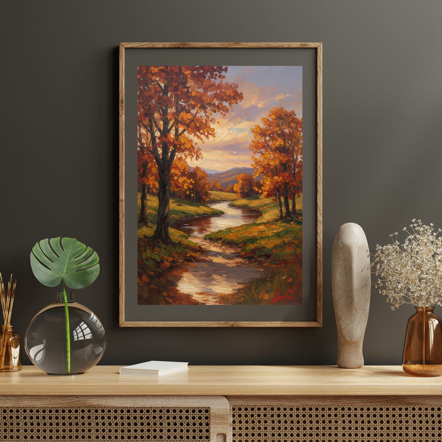 Golden Fall Forest ® | Digital Art Edition