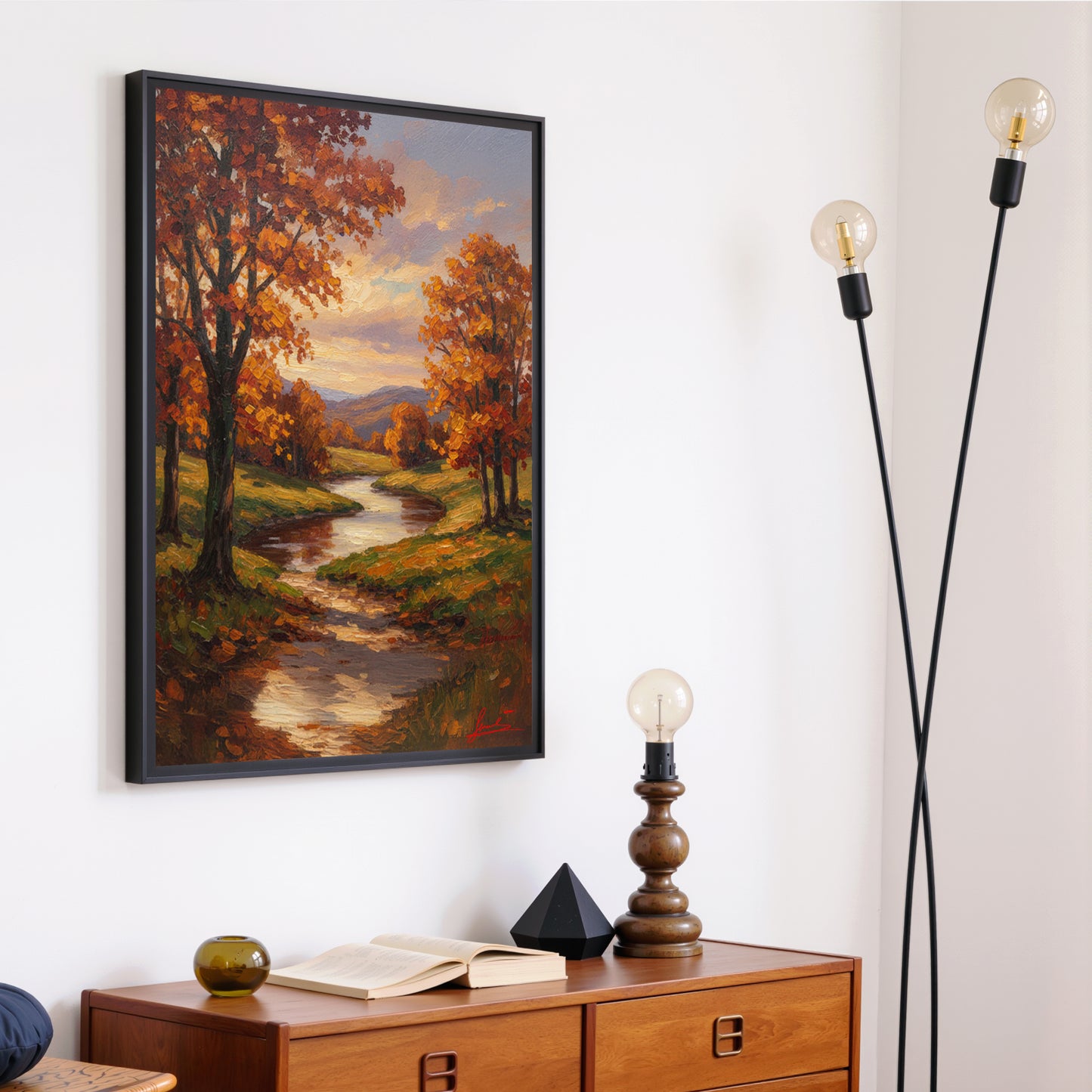 Golden Fall Forest ® | Digital Art Edition